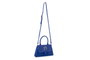 Lucky Bees 330 Bolso Azul de Saxo de Cuero de Polivinilo Elegante y Sofisticado para Mujer